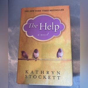The Help by Kathryn Stockett - Orange and Purple Coffee Table Book